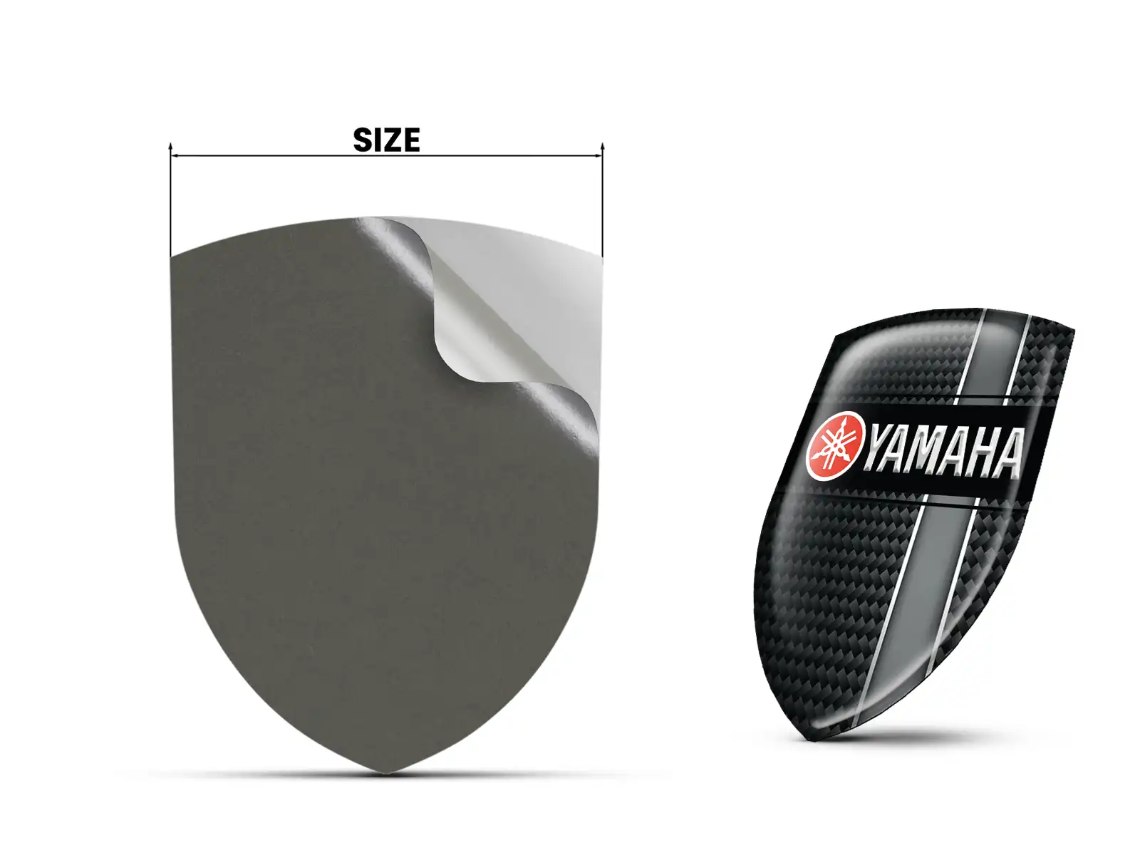 Yamaha Autocollant Résine Qualité Perso Étiquette Élégante